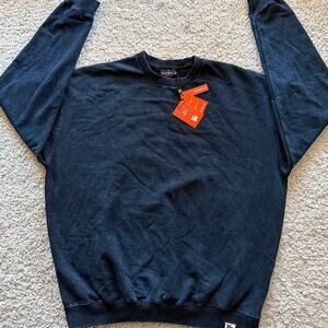 Men's YoungLA 530 GIN N JUICE OVERSIZED CREWNECKS XL, NWT, NavyWash